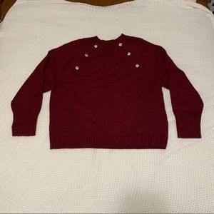 Jeweled Mockneck Sweater